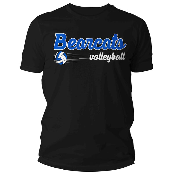 Men's Personalized Volleyball T Shirt Custom Volleyball Shirts Flying Volleyball Dad Volleyball Mom T Shirt Unisex Mans Gift Idea-Shirts By Sarah