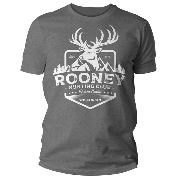 Men's Personalized Hunting Shirt Deer Hunter T Shirt Custom Club TShirts Cabin Trip Group Matching T Shirt Unisex Mans Gift Idea-Shirts By Sarah