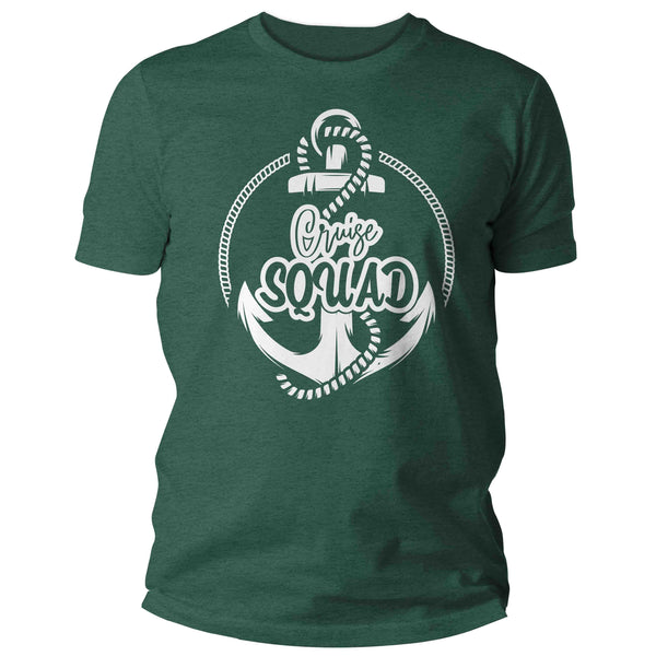 Men's Funny Cruise Squad Shirt Nautical Anchor Vacation Tee Trip TShirts Group Matching Boat Yacht Unisex Mans Gift Idea-Shirts By Sarah