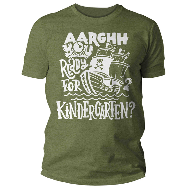 Men's Funny School T Shirt Kindergarten Shirts Pirate Theme Arrgh You Ready Teacher Back To School Tshirt Unisex Graphic Tee-Shirts By Sarah