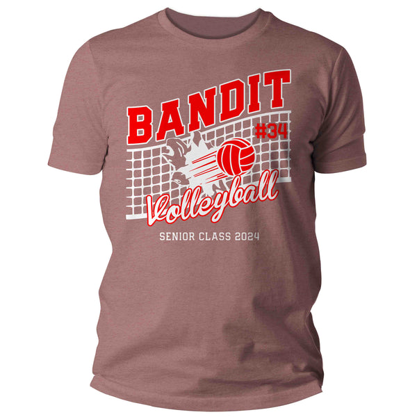 Men's Personalized Volleyball T Shirt Custom Volleyball Dad Shirt Personalized Volley Net Team TShirt Custom Unisex Shirts Gift Idea-Shirts By Sarah