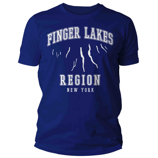Men's Finger Lakes Shirt Boater T Shirt Fisherman Boating Fishing Skaneateles Life Vacation Seneca Cayuga Tee Man Gift For Him Unisex-Shirts By Sarah
