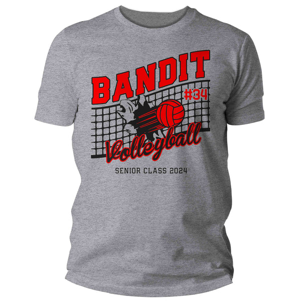 Men's Personalized Volleyball T Shirt Custom Volleyball Dad Shirt Personalized Volley Net Team TShirt Custom Unisex Shirts Gift Idea-Shirts By Sarah