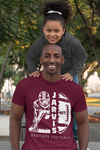 Men's Personalized Football Shirt Custom Football Player Frame Shirts Football Dad Football Name T Shirt Unisex Mans Gift Idea