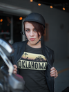 Women's Retro Oklahoma Shirt Farm Tractor T Shirt Vintage State Pride Farming Farmer Gift Oklahoma State Tee Ladies Woman