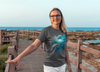 Women's Shark Shirt Underwater T Shirt Photorealistic Tee Ocean Great White Fish Graphic Marine Biologist Gift Idea Ladies Woman