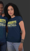 Women's Custom Football Shirt Personalized Vintage Football Mom Shirt Mom Aunt Grandma Graphic Team Ladies Shirts Gift Idea