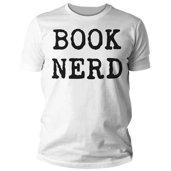 Men's Funny Book Nerd Shirt Geek TShirt Reader Reading Banned Books Author Bookworm Bibliomaniac Humorous Gift Idea Unisex Mans-Shirts By Sarah