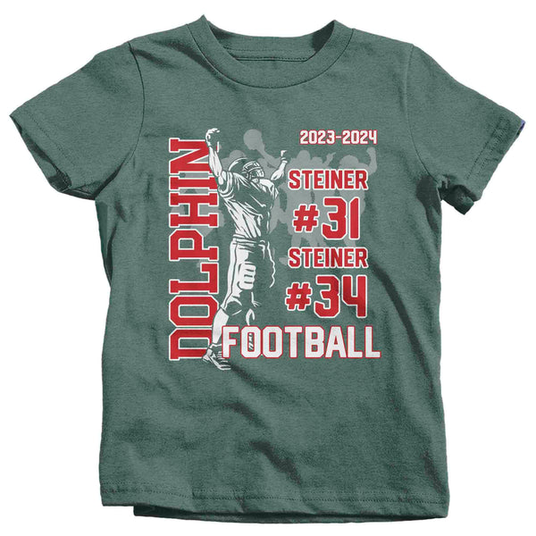 Personalized Football T Shirt Custom Football Player Shirt 2 Players Brother Team Custom Unisex Shirts Gift Idea-Shirts By Sarah