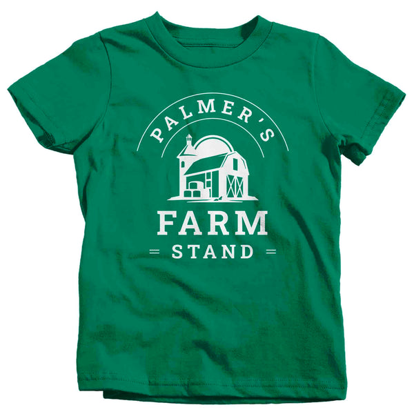 Kids Personalized Farm Shirt Custom Market Nursery T Shirt Farmer Produce Farming TShirt Unisex Youth Gift Idea-Shirts By Sarah