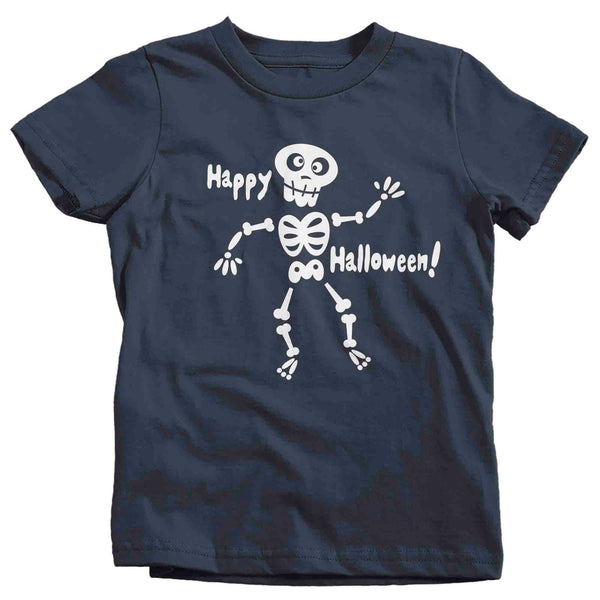 Kids Glow In The Dark Halloween Shirt Sasquatch GITD Happy T Shirt Dancing Skeleton Gift Glowing Hipster Cool Tee Unisex Youth-Shirts By Sarah