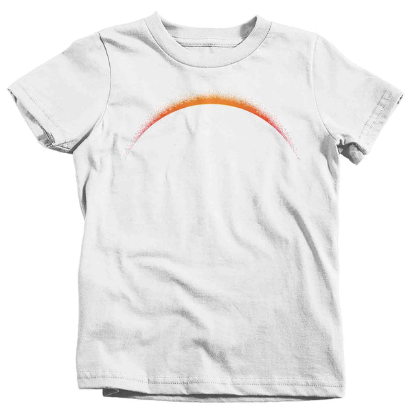 Kids Glow In The Dark Eclipse 2024 Shirt Solar Eclipse GITD Glows T Shirt Astronomy Gift Astronomer Science Geek Graphic Tee Unisex-Shirts By Sarah