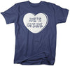 Shirts By Sarah Unisex Matching Valentine's Day Couples T-Shirts He's Mine Heart Shirts