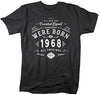 Shirts By Sarah Men's Finest Born In 1968 50th Birthday T-Shirt Vintage Tee
