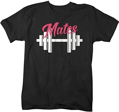 Shirts By Sarah Unisex Matching Swole Mates Workout T-Shirts (Mates)-Shirts By Sarah