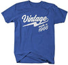 Shirts By Sarah Men's Vintage Made In 1966 T-Shirt Retro Birthday Shirts