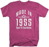 Shirts By Sarah Men's Made In 1955 Birthday T-Shirt Aged To Excellence Shirts