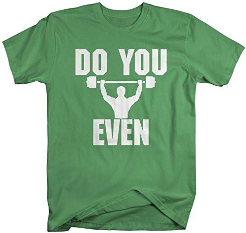 Shirts By Sarah Men's Funny Do You Even Workout T-Shirt Lift-Shirts By Sarah