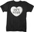 Shirts By Sarah Unisex Matching Valentine's Day Couples T-Shirts He's Mine Heart Shirts-Shirts By Sarah