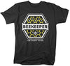 Shirts By Sarah Men's Beekeeper T-Shirt Honey Comb Shirt Pure Natural Organic Shirt