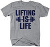 Shirts By Sarah Men's Lifting Is Life Gym T-Shirt Workout Shirts