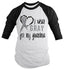 Shirts By Sarah Men's Wear Gray For Grandma 3/4 Sleeve Brain Cancer Asthma Diabetes Awareness Ribbon Shirt-Shirts By Sarah