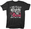 Shirts By Sarah Women's Unisex Funny Mom T-Shirt Gave Up A Lot Not F Bomb Mother's Day Shirt