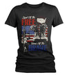 Shirts By Sarah Women's 4th July T-Shirt Land Free Home Brave Tee Soldier Shirt