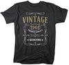 Shirts By Sarah Men's Vintage 1968 50th Birthday T-Shirt Classic Fifty Gift Idea