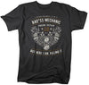 Shirts By Sarah Men's Funny Mechanic T-Shirt Never Dreamed Badss Tee