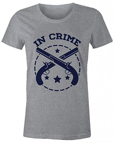 Shirts By Sarah Women's Best Friends Partners In Crime T-Shirts - Crime-Shirts By Sarah