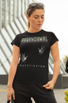 Women's Paranormal Investigator T-Shirt Ghost Hunter Shirt Gift Spirit Afterlife Soul Tee Grunge Graphic Tee Hipster T Shirt Ladies