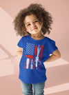 Kids Barber Shirt Flag TShirt Patriotic Barber American Flag T Shirt Hairdresser Shirt Barber Gifts 4th July Patriot Boy's Girl's