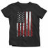 Kids Boy's Girl's Baseball Flag T Shirt Patriotic Baseball Shirt American Flag Shirt Baseball Gift Idea-Shirts By Sarah