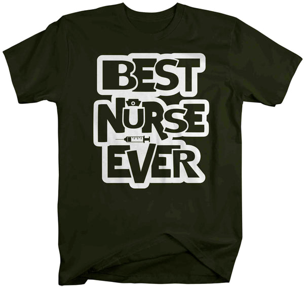 Men's Best Nurse Ever Shirt Nursing T Shirt Nurses Gift Medical Registered Licensed Practical RN LPN TShirt Man Unisex TShirt-Shirts By Sarah