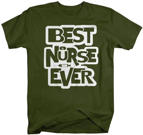 Men's Best Nurse Ever Shirt Nursing T Shirt Nurses Gift Medical Registered Licensed Practical RN LPN TShirt Man Unisex TShirt-Shirts By Sarah