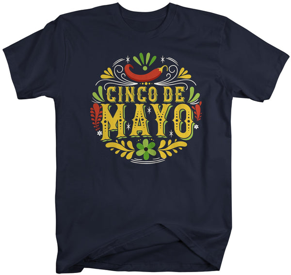 Men's Cinco De Mayo T Shirt Cinco De Mayo Artistic Shirt Hipster Shirt Cute Cinco De Mayo Shirt-Shirts By Sarah