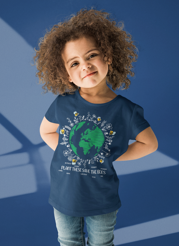 Kids Earth Day Shirt Plant These T Shirt Forest Farming Save The Bees Climate Change Global Warming Gift Shirt Boy's Girl's Unisex TShirt-Shirts By Sarah