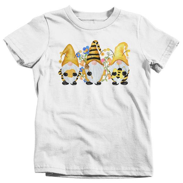 Kids Bee Gnome T Shirt Beekeeper Shirt Cute Gnome TShirt Honey Shirt Adorable Bee Keeper Gift Idea Boho Tee-Shirts By Sarah
