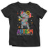 Kids Autism Elephant T Shirt Dancing To Different Beat Autism Shirt Cute Autism T Shirt Autism Awareness Shirt-Shirts By Sarah