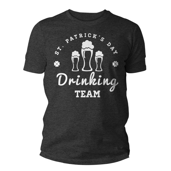 Men's Funny St. Patrick's Drinking Team T-Shirt Beer Pints Drink Drunk Vintage Tee Shirt St. Patty's Day Shirts-Shirts By Sarah