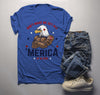Men's 'Merica T Shirt Eagle Shirt Patriotic Graphic Tee Don't Make Me Get All Merica Hipster Shirts 4th July