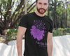 Men's Lupus Shirt Sunflower Shirt Lupus Flower Shirt Faith Hope Love Shirts Lupus Awareness Purple TShirt