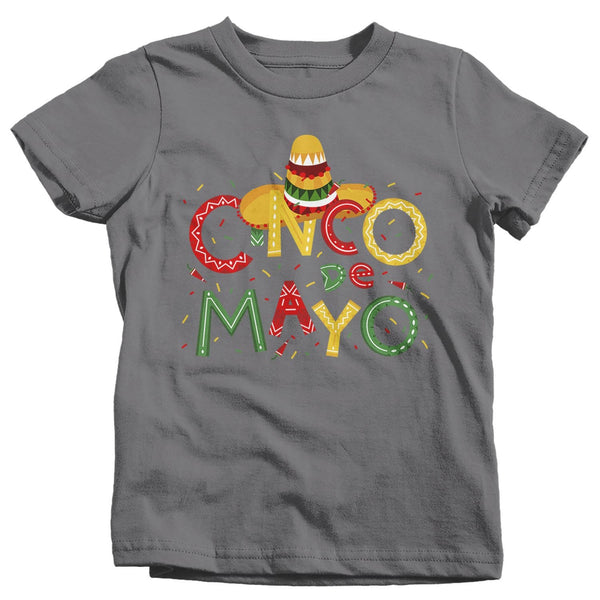 Kids Cinco De Mayo T Shirt Cinco De Mayo Shirt Cute Cinco De Mayo Tee-Shirts By Sarah