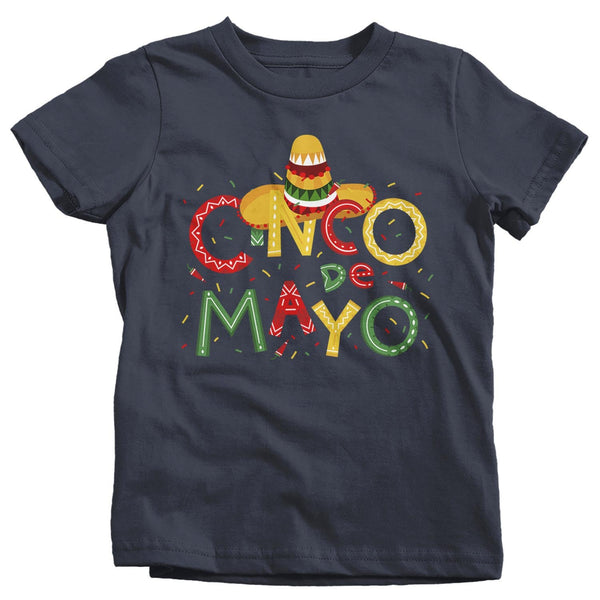Kids Cinco De Mayo T Shirt Cinco De Mayo Shirt Cute Cinco De Mayo Tee-Shirts By Sarah