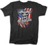 Men's Nurse T Shirt EMT Shirt Paramedic Shirt Doctor Shirt American Flag Gift Idea Front Line America Shirt-Shirts By Sarah