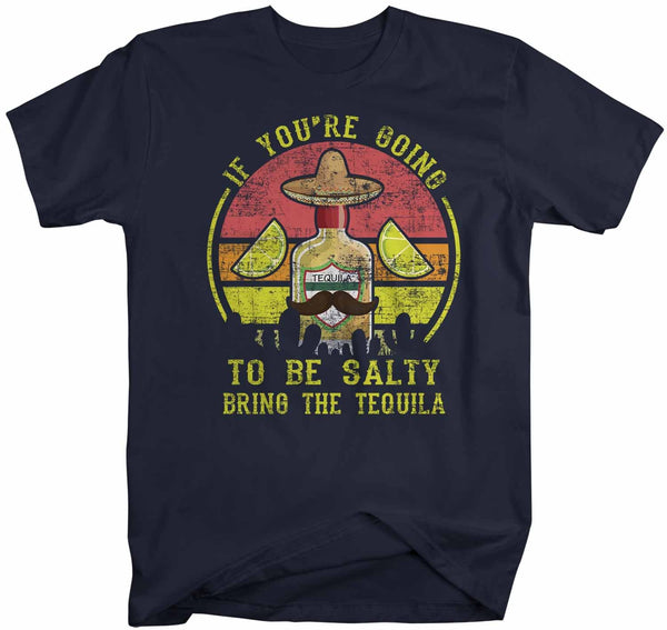 Men's Funny Cinco De Mayo T Shirt Tequila Shirt If Salty Bring Tequila Shirt Funny Drinking Shirt-Shirts By Sarah