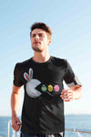 Men's Funny Easter Shirt Easter Bunny Eggs T Shirt Egg Hunter Tshirt Rabbit Graphic Tee Streetwear Man Unisex