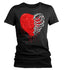 Women's Valentine's Day T Shirt Grunge Shirt Rib Skeleton Tee Glitter Heart Halloween TShirt Ladies Graphic Pastel Grunge Clothing Top-Shirts By Sarah