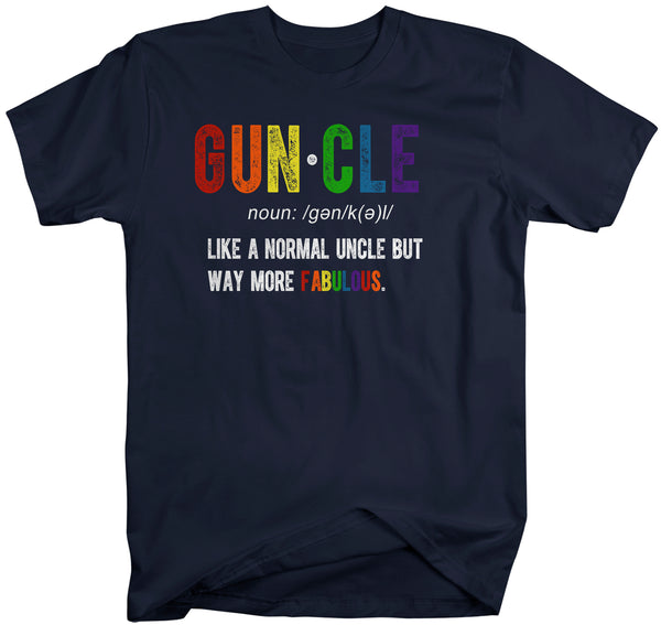 Men's Funny Uncle T-Shirt Guncle Shirt Gift Ideas Uncles Fun Saying Tee Father's Day Birthday Uncle Gay LGBT Shirts-Shirts By Sarah